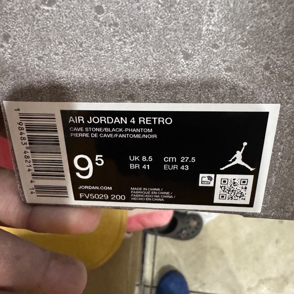 Jordan 4 retro cave stones before drop pre release main image 5